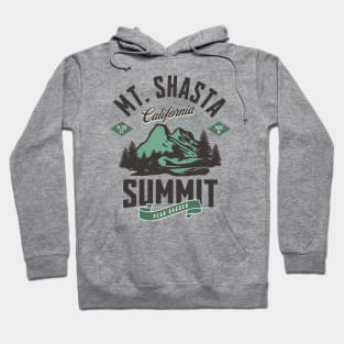 Mt Shasta California Summit Peak Bagger Hoodie